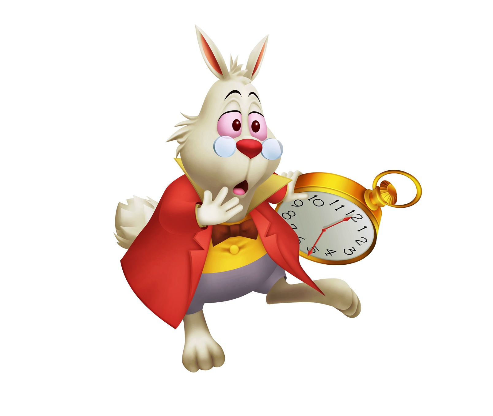 Image of Coloring White Rabbit from Alice in Wonderland