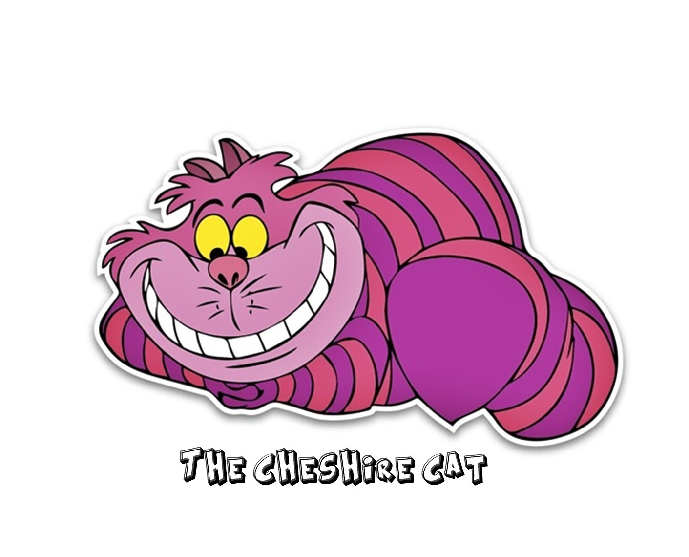 Image of The Cheshire cat from Alice in wonderland