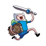 image of finn adventure time coloring