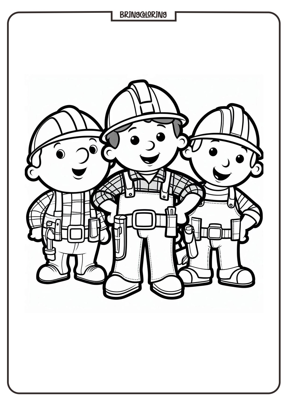 Bob The Builder Coloring Online Pages bringcoloring.com