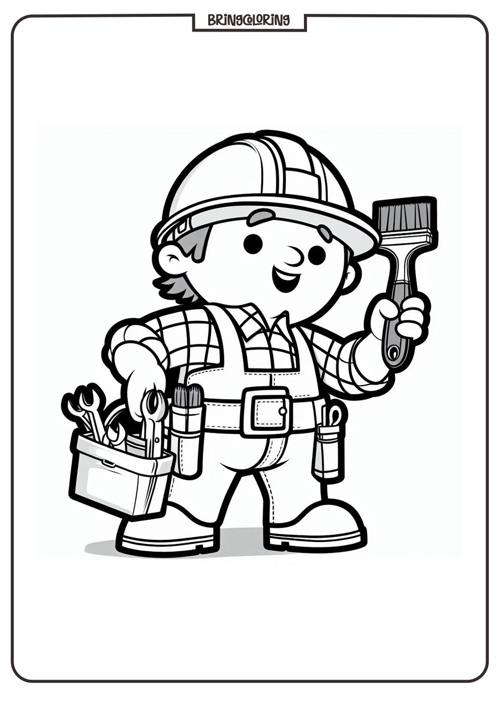 Bob The Builder Coloring Online Pages for Kids bringcoloring.com