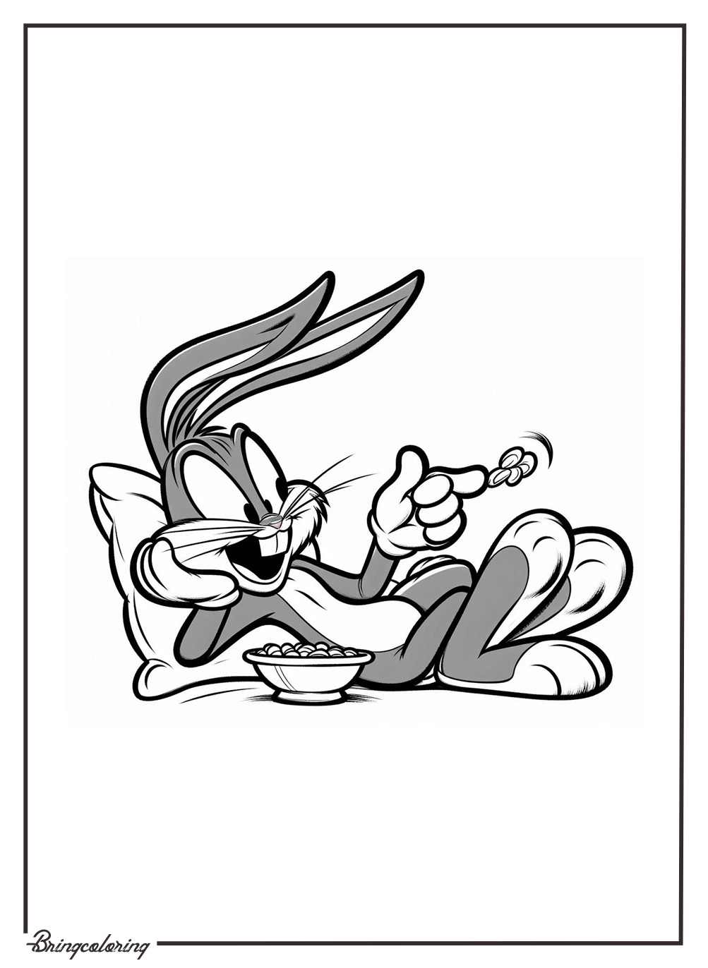Bugs Bunny Coloring Page bringcoloring.com