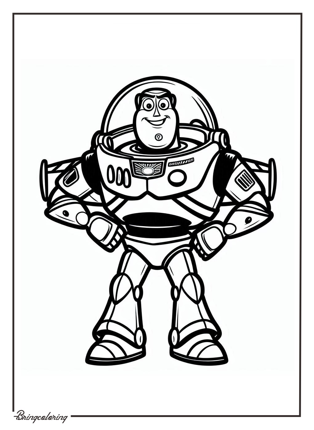 Buzz Lightyear Coloring Online bringcoloring.com