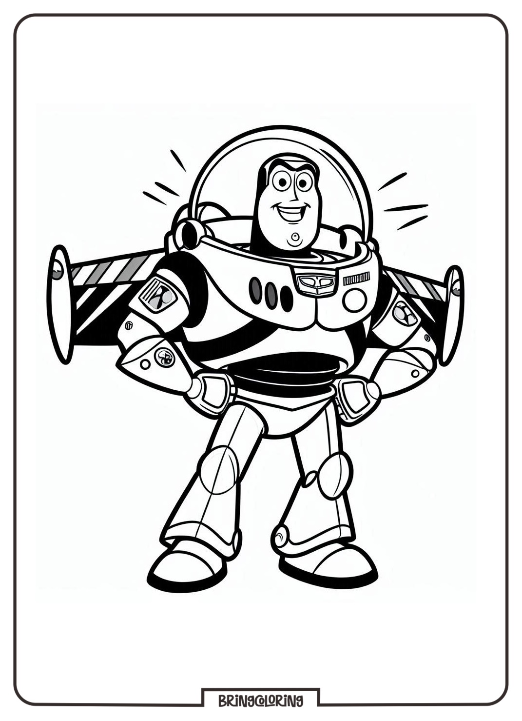 Buzz Lightyear Coloring Pages bringcoloring.com