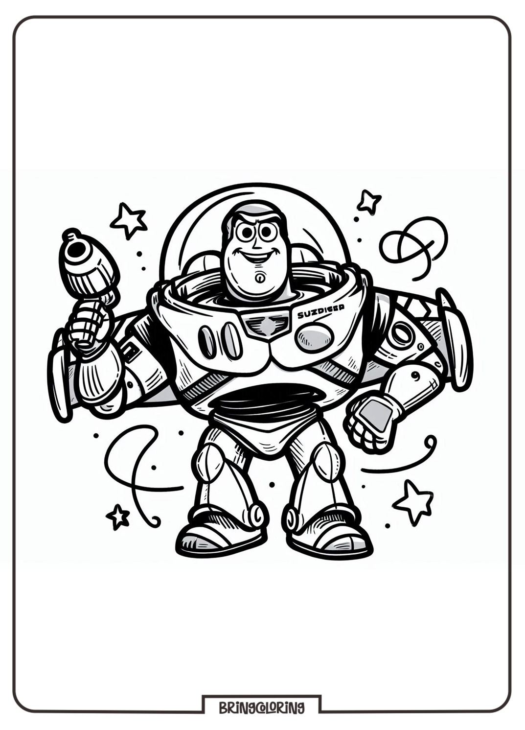 Buzz Lightyear Coloring Pages for Kids bringcoloring.com