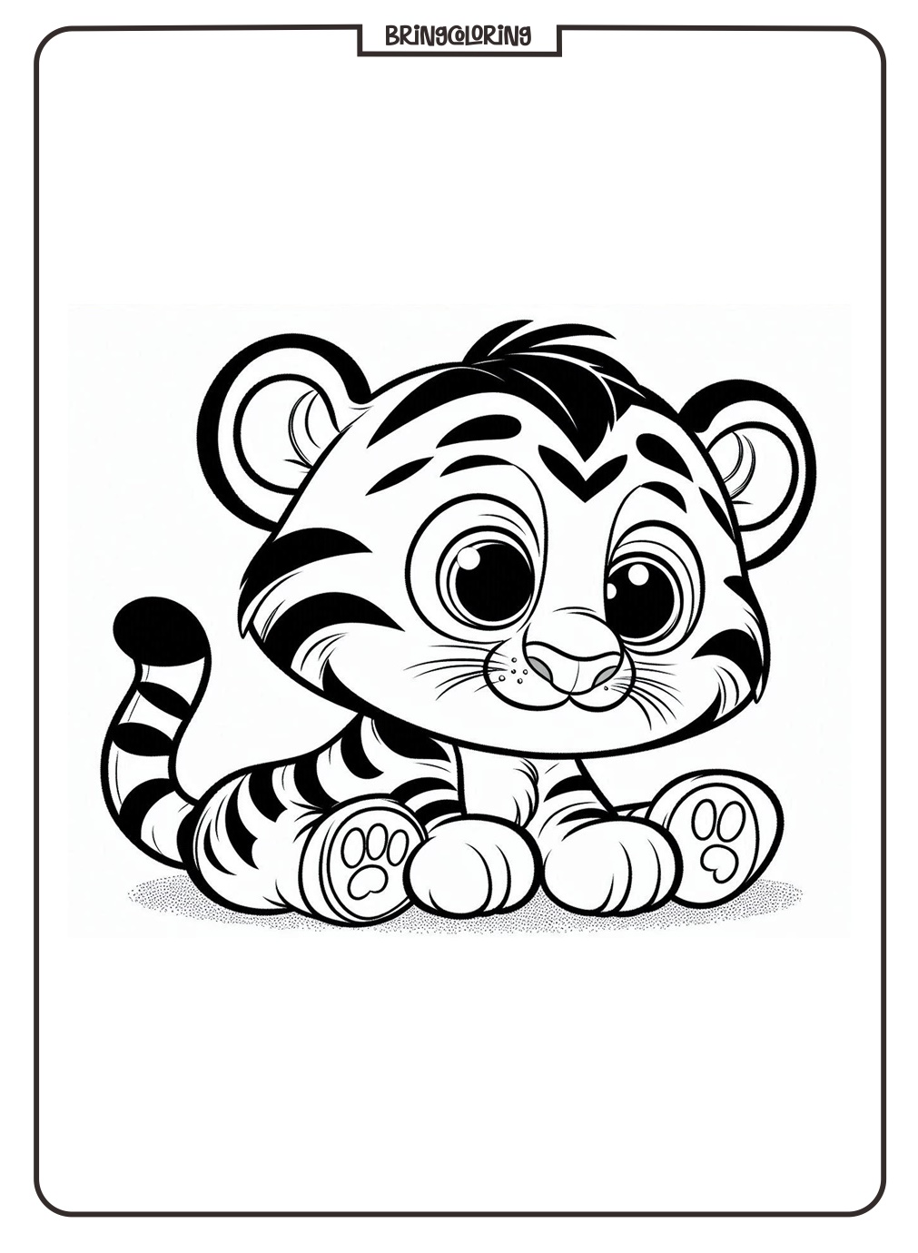 Daniel Tiger Coloring Page bringcoloring.com
