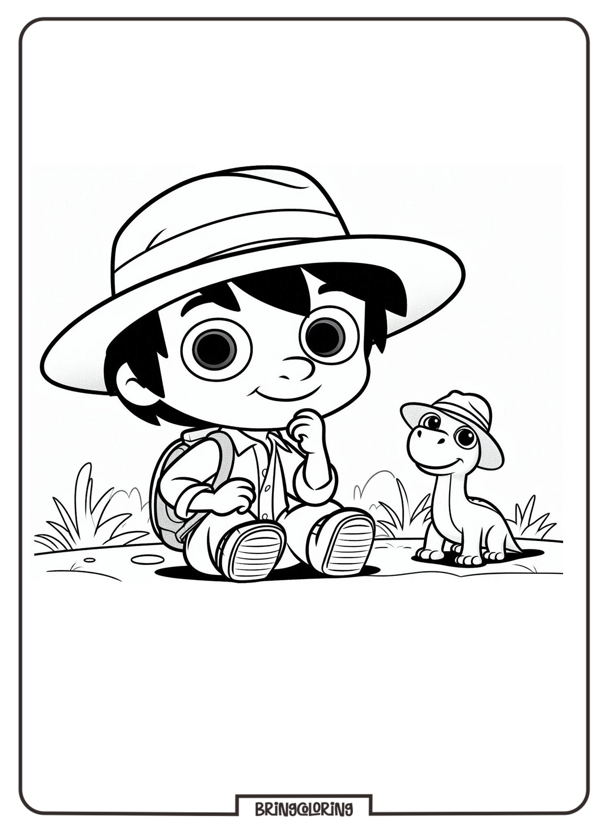 Welcome to The Adventurous World of Diego Coloring Pages! 1 Diego Coloring Online Page bringcoloring.com