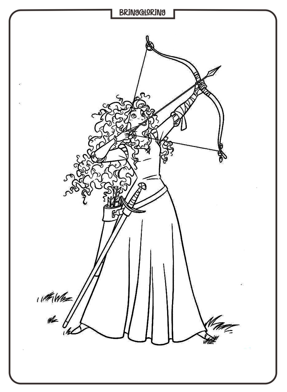 Disney Brave Coloring Pages bringcoloring.com