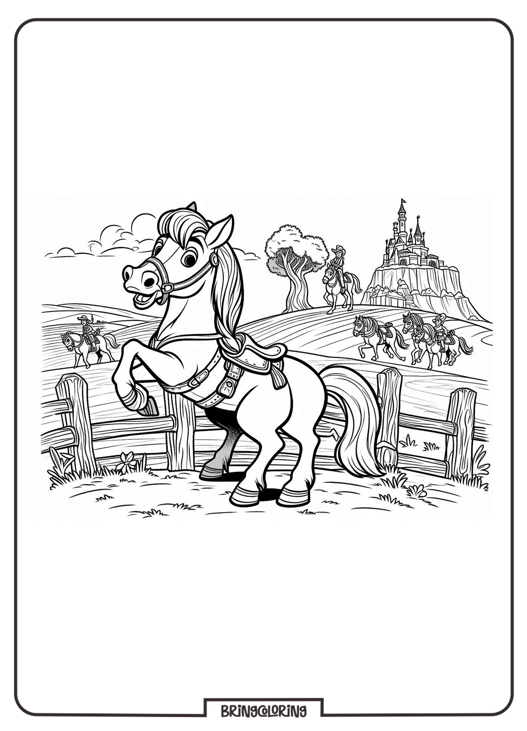 Horseland Coloring Page bringcoloring.com