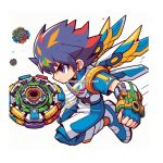 Image of Beyblade Burst Coloring Page