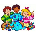 Image of Blues Clues Coloring Pages