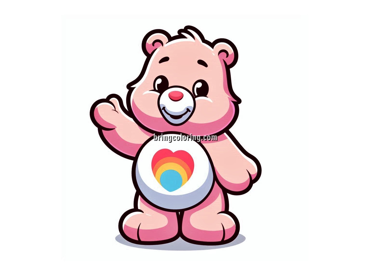 Image of Care Bear Coloring Pages