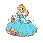 Image of Cinderella Coloring