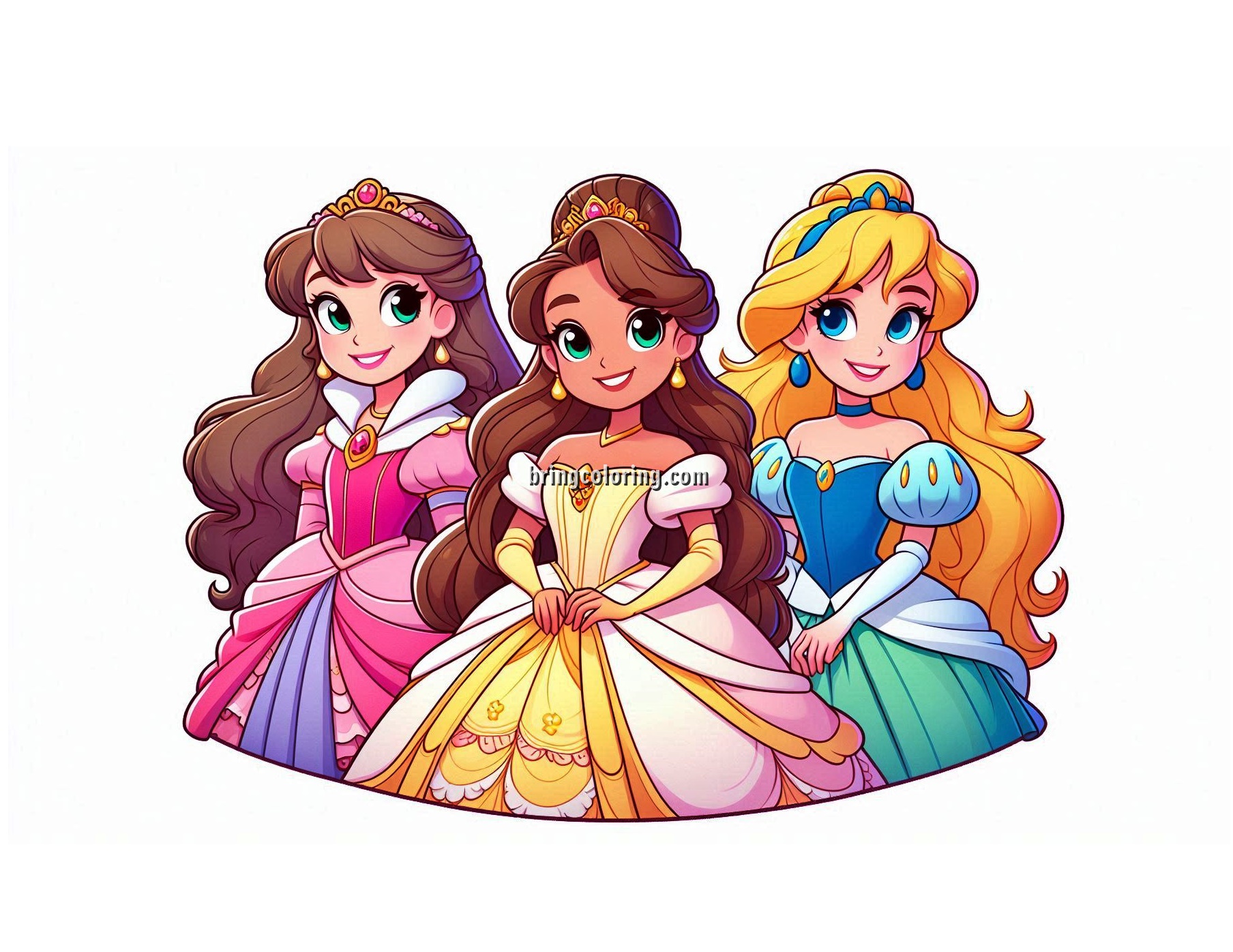 Image of Disney princess Coloring