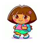 Image of Dora Coloring