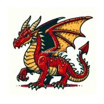 Image of Dragon Coloring Pages