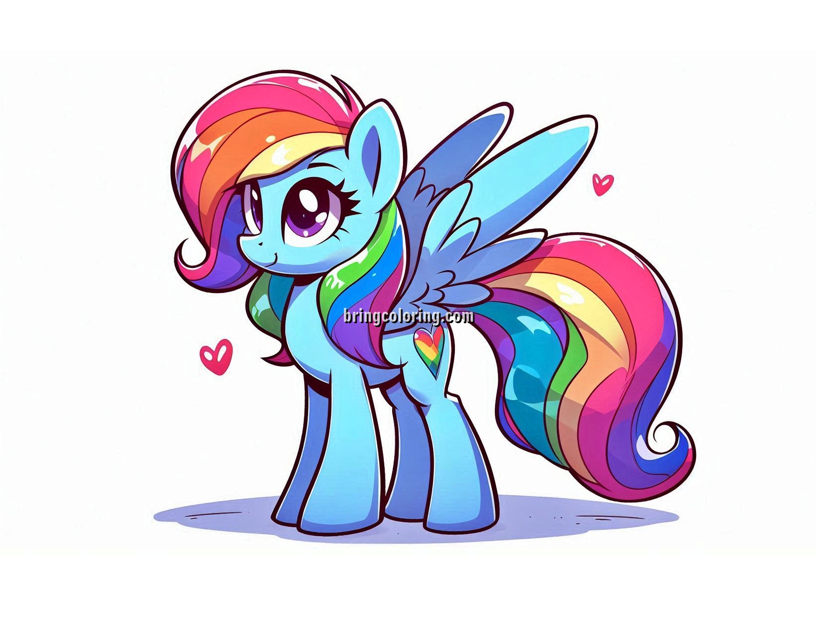 Equestria Coloring Pages for Kids 4 Image of Equestria coloring online