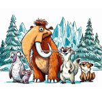 Image of Ice Age Coloring Pages