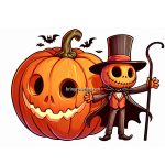 Image of Jack O'Lantern Coloring
