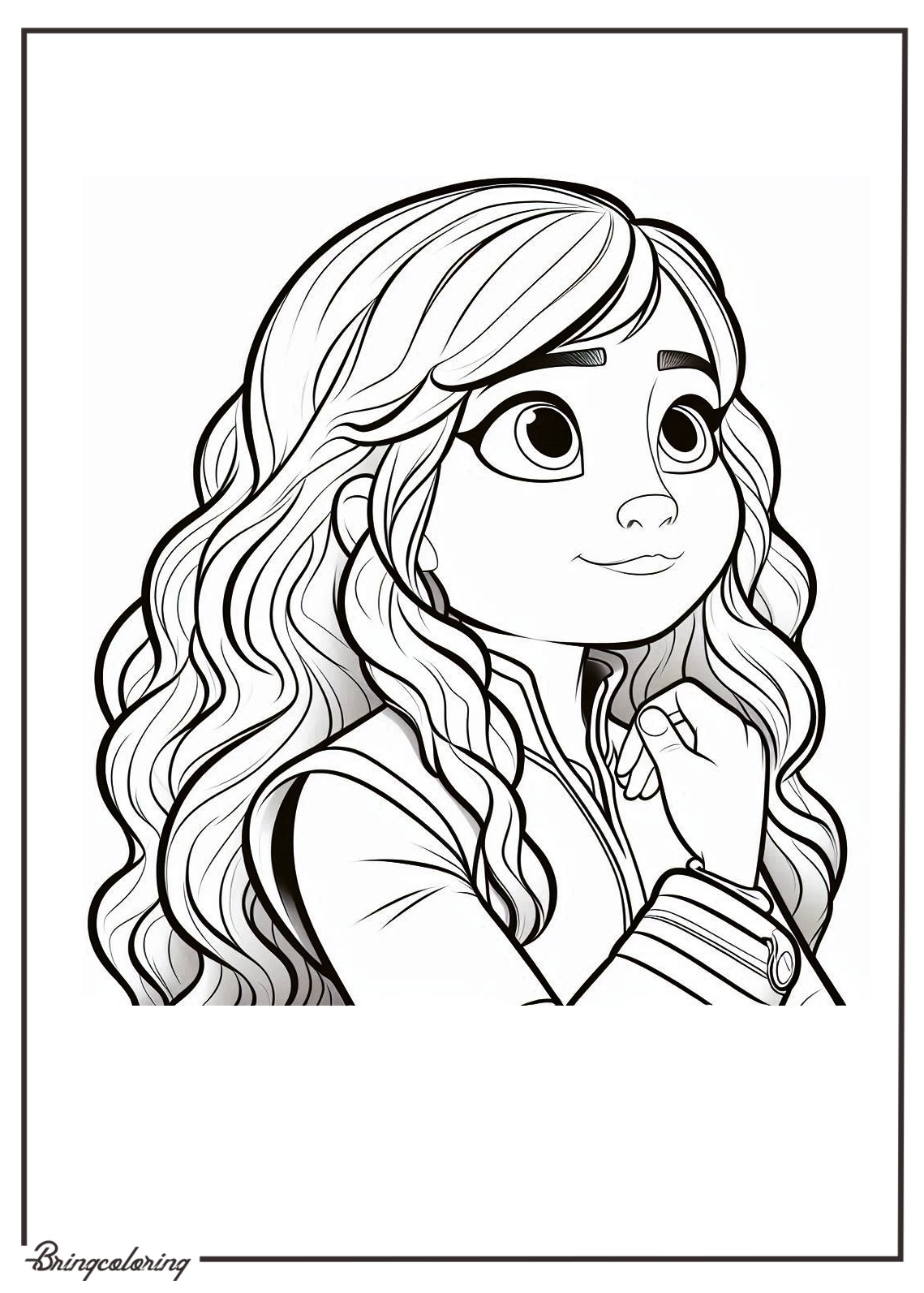 Elena of Avalor Coloring Pages 1 bringcoloring.com Elena of Avalor Coloring Page for Kids