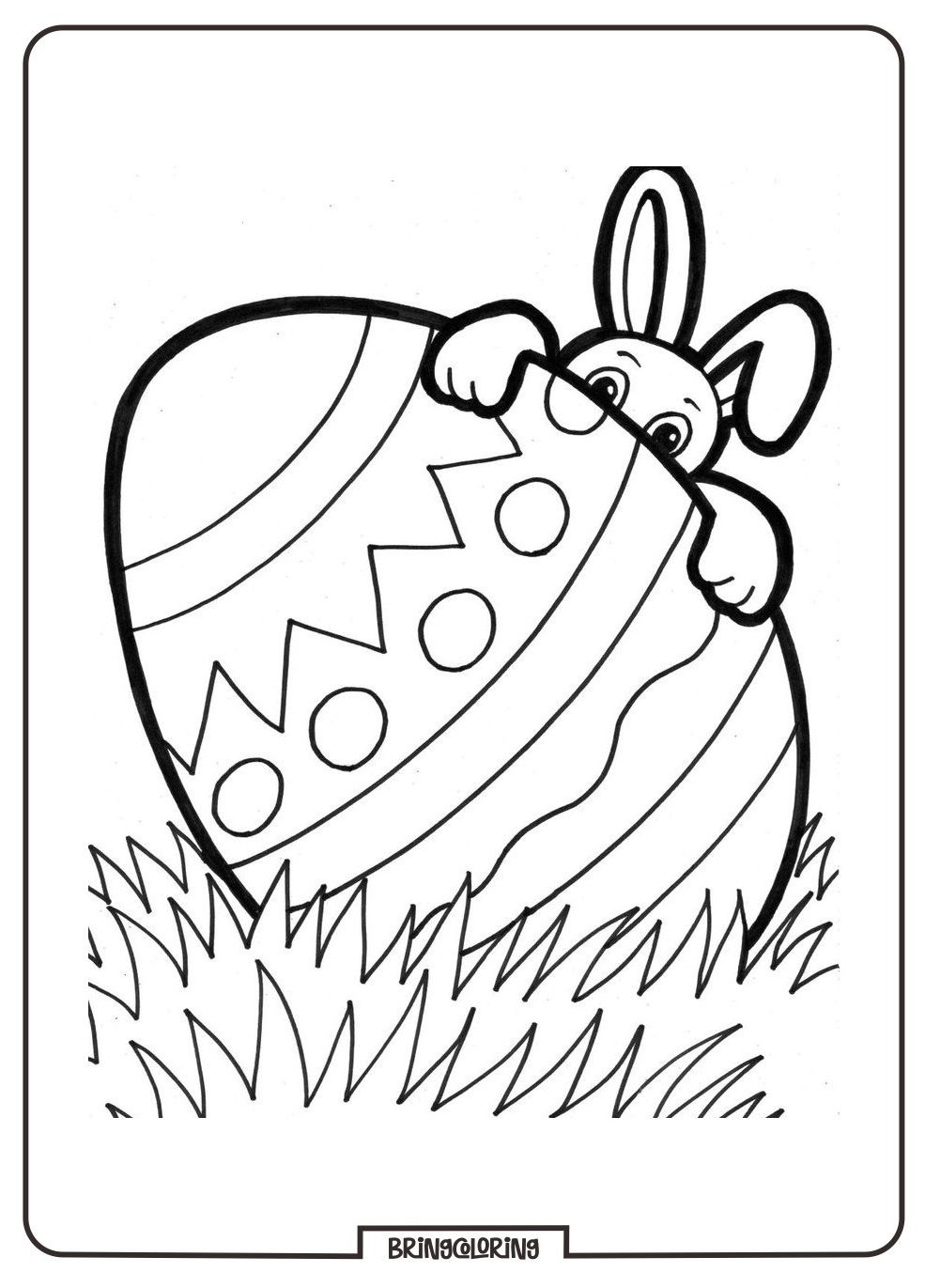 Welcome to Easter Egg Coloring Pages! 3 easter egg coloring pages for kid bringcoloring.com