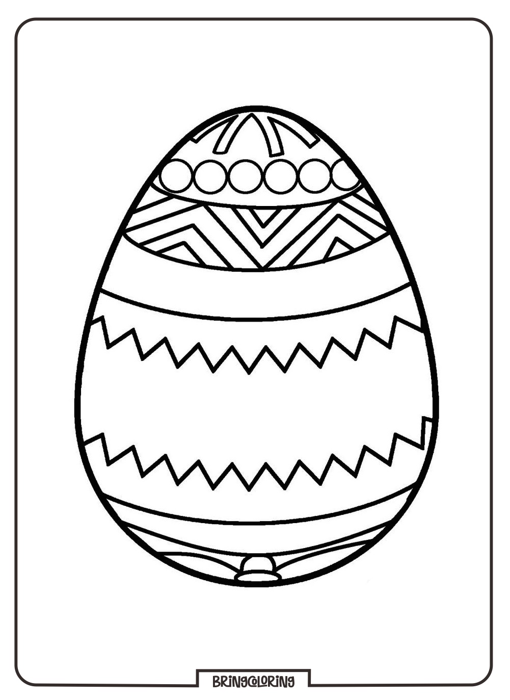 Welcome to Easter Egg Coloring Pages! 4 easter egg coloring pages for kids bringcoloring.com