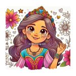 image of Elena of Avalor Coloring Page