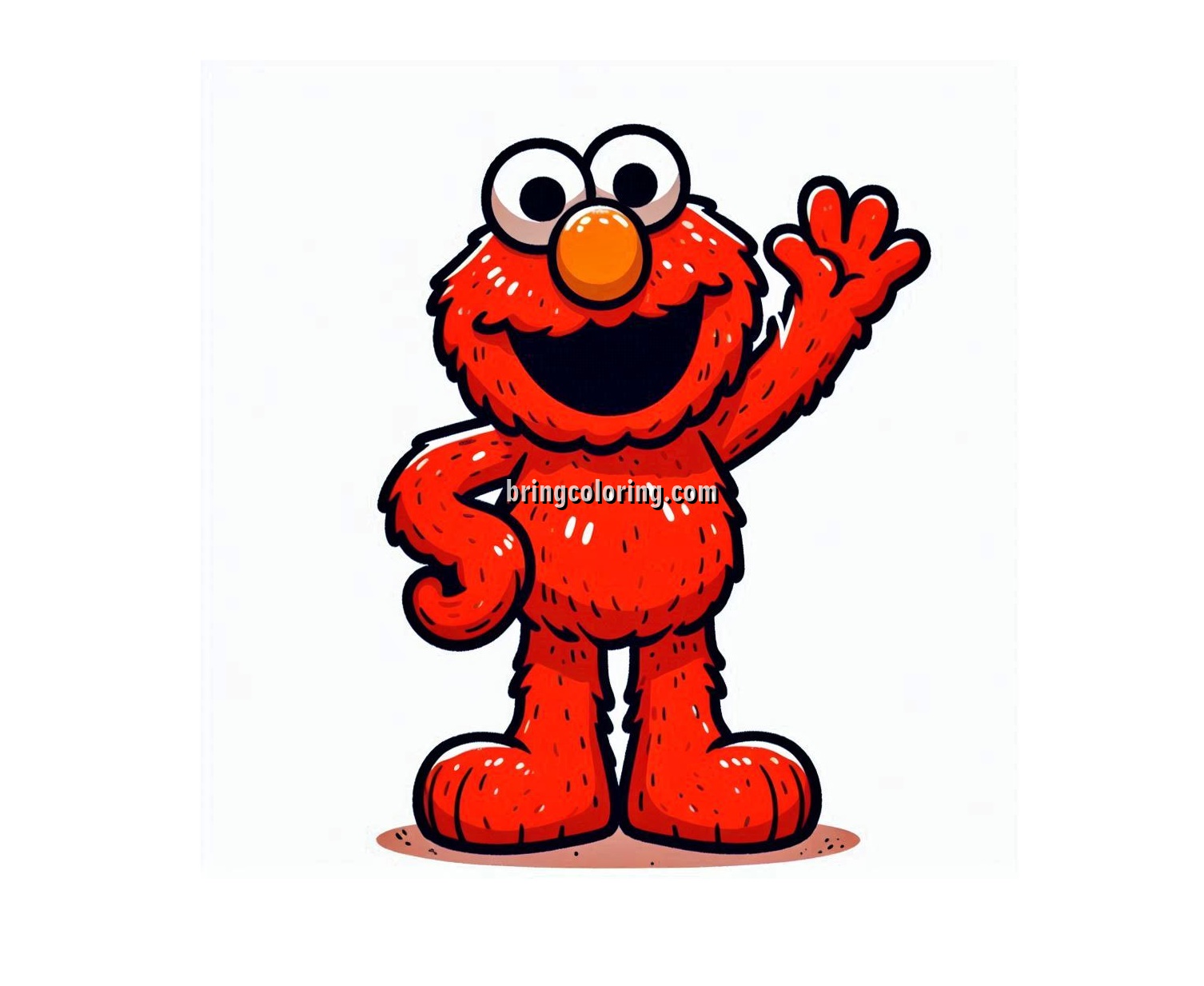 image of Elmo coloring pages