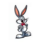 image of bugs bunny coloring