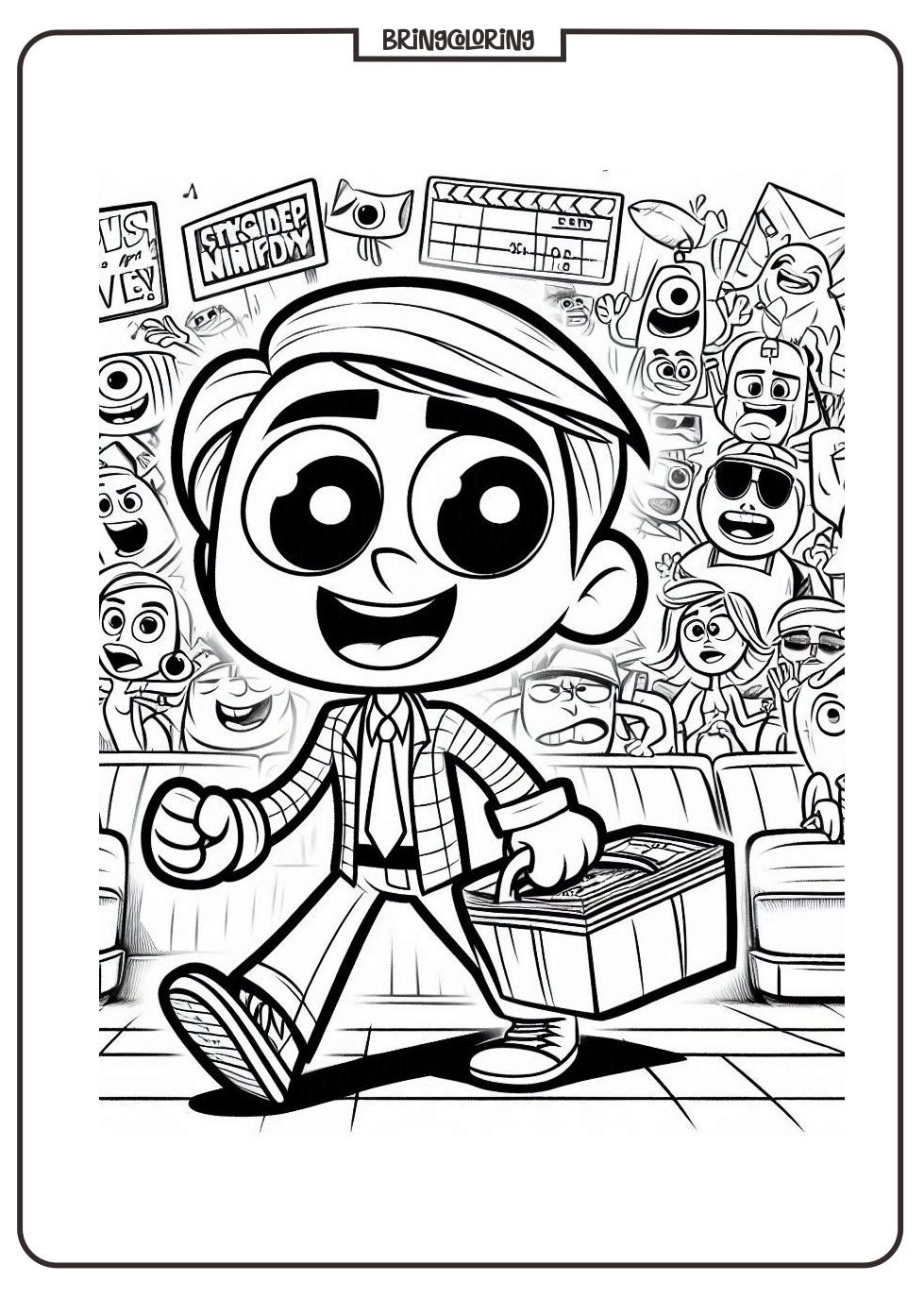 inside out cartoon coloring pages bringcoloring.com