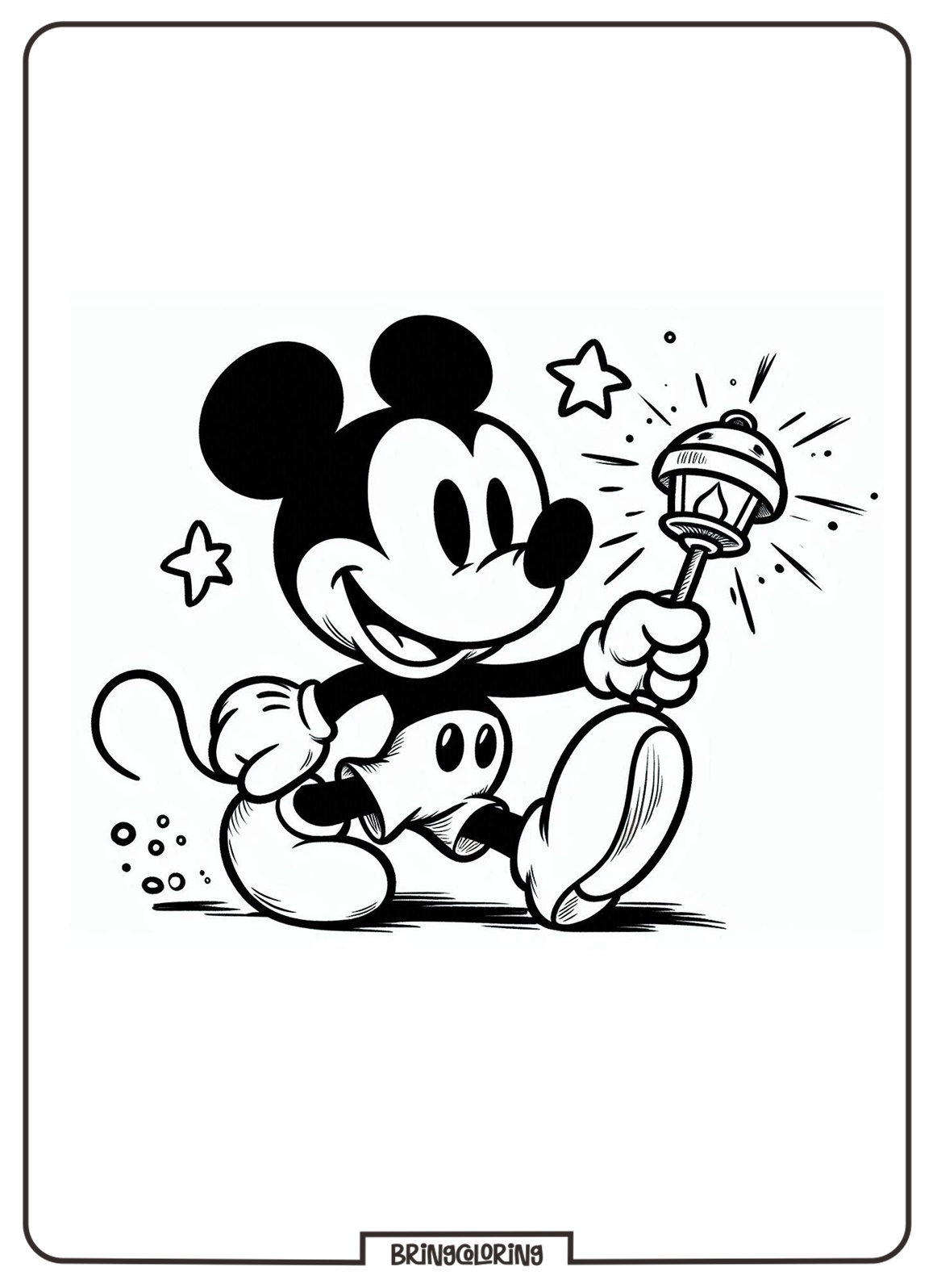 Disney Mickey Mouse coloring pages bringcoloring.com