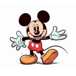 Image of Disney Mickey Mouse coloring page