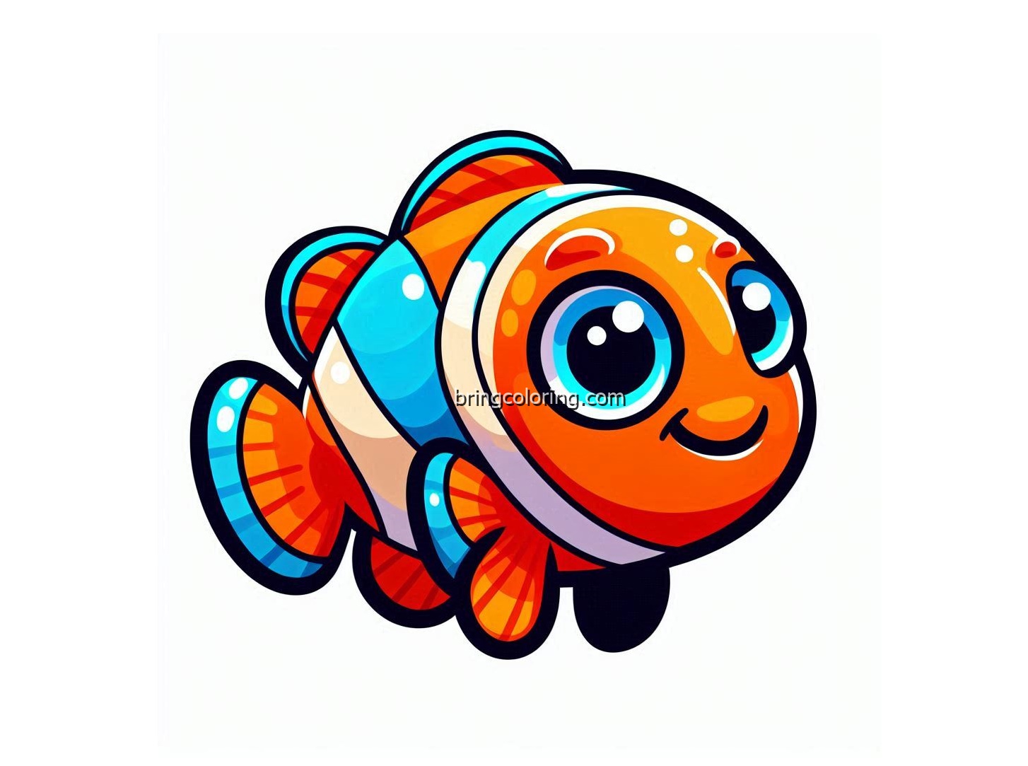 Nemo coloring image bringcoloring.com