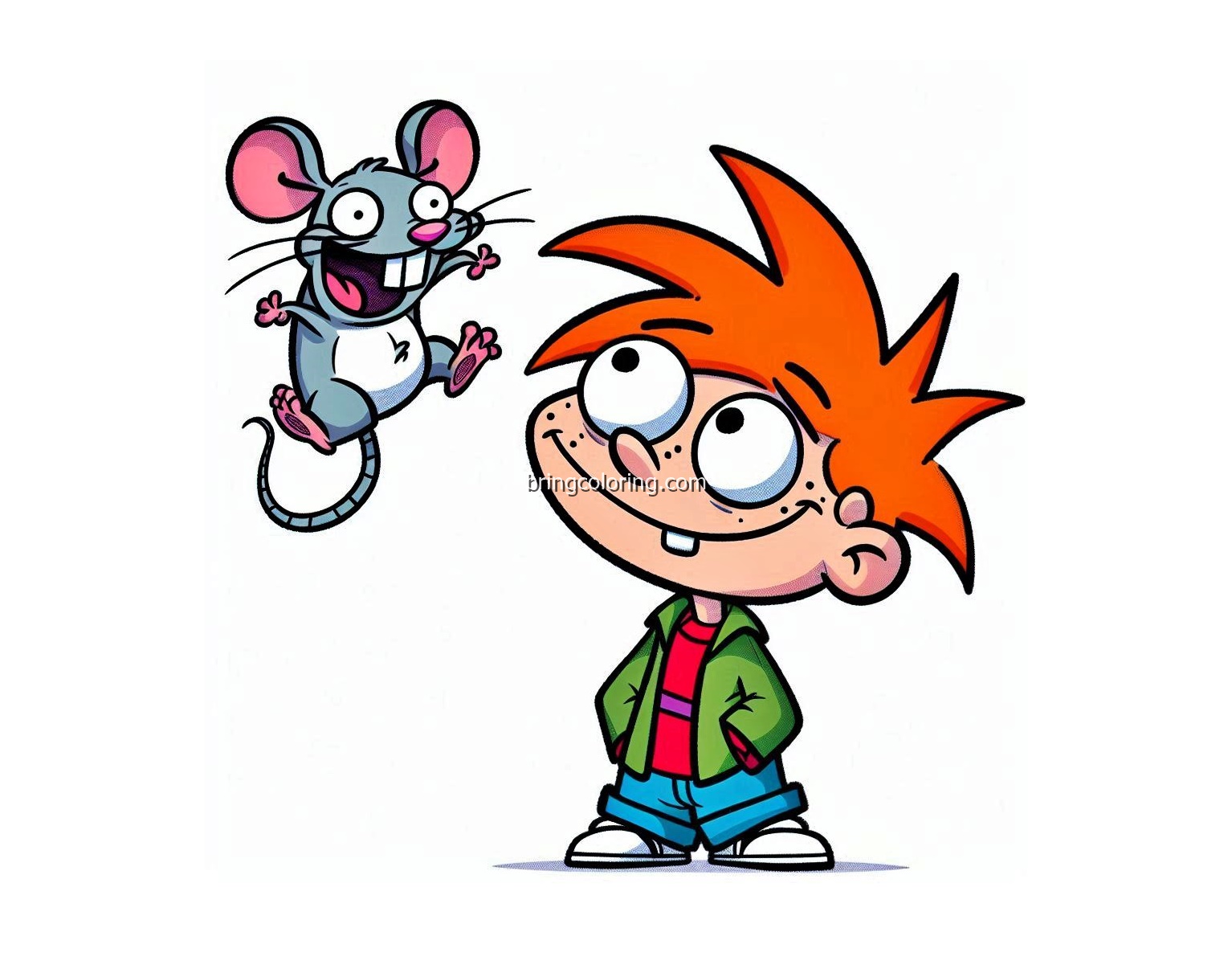 Fun Nick Jr Rugrats Coloring Pages for Kids 5 Nick Rugrat Jr Coloring Image bringcoloring.com