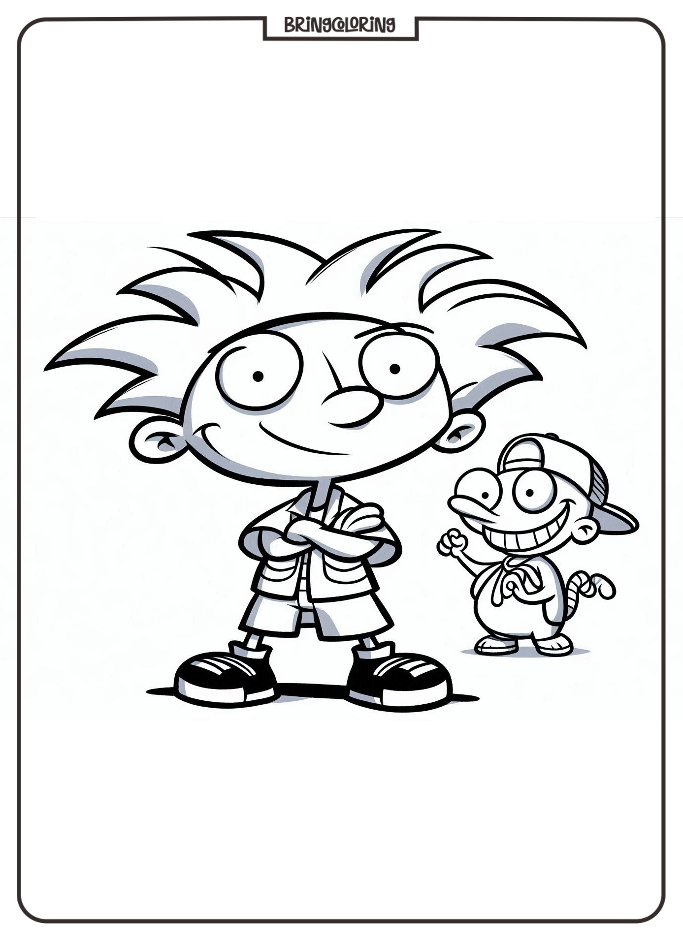 Fun Nick Jr Rugrats Coloring Pages for Kids 2 Nick Rugrat Jr Coloring Page bringcoloring.com
