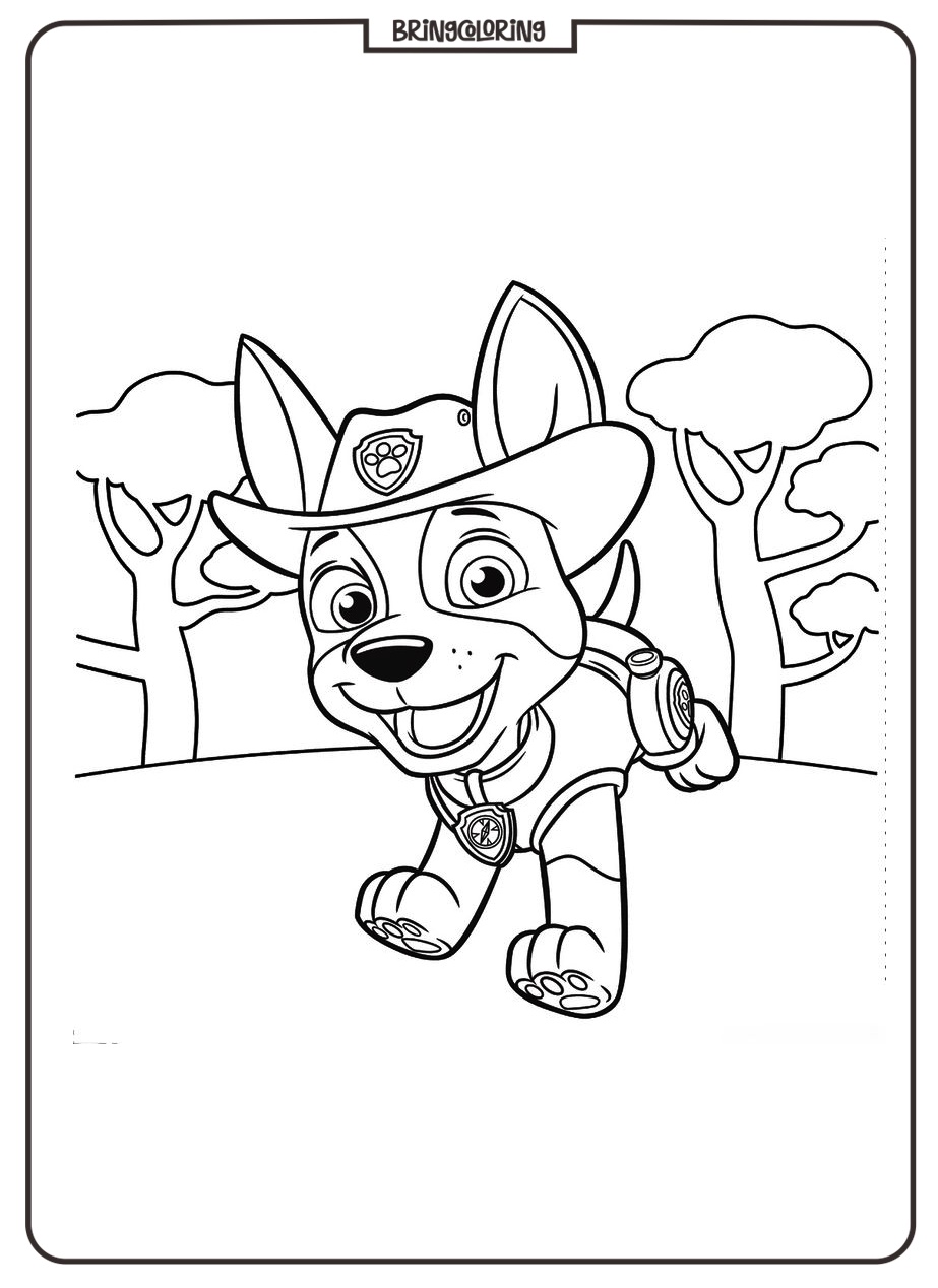 Paw Patrol Coloring Online Page bringcoloring.com