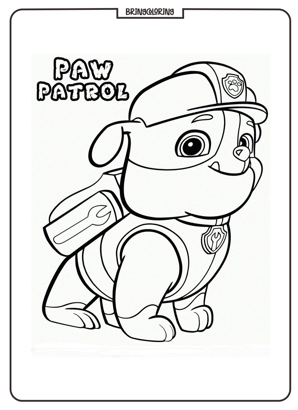 Paw Patrol Coloring Pages bringcoloring.com