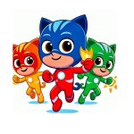 Pj Mask coloring image bringcoloring.com