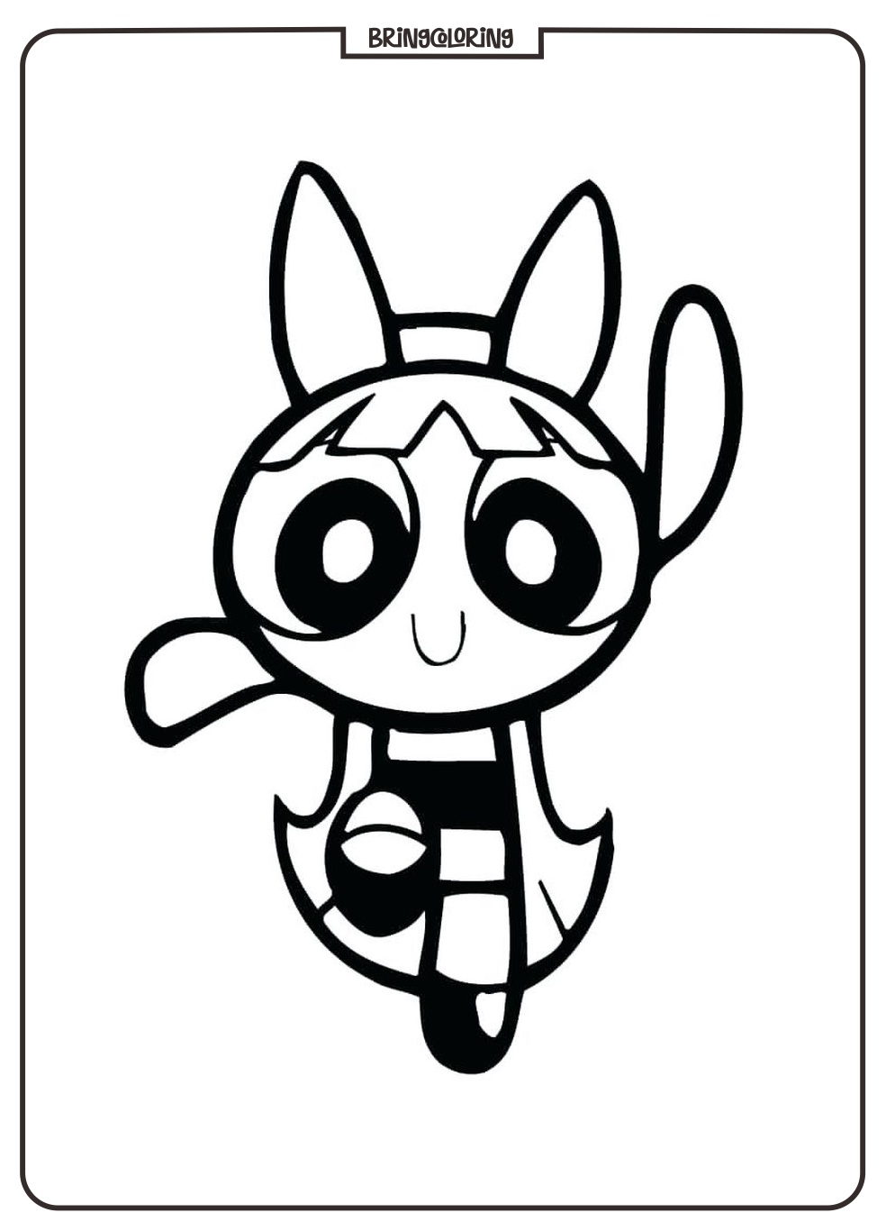 Powerpuff Girls Coloring Online Page bringcoloring.com