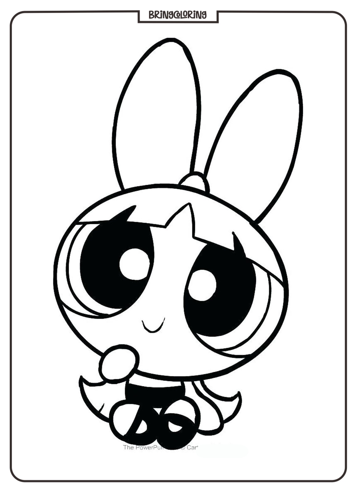Powerpuff Girls Coloring Page for Kids bringcoloring.com