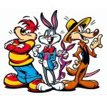 Looney Tunes Coloring Pages for Kids, Fun with Classic Cartoon Characters image of Looney Tunes coloring pages