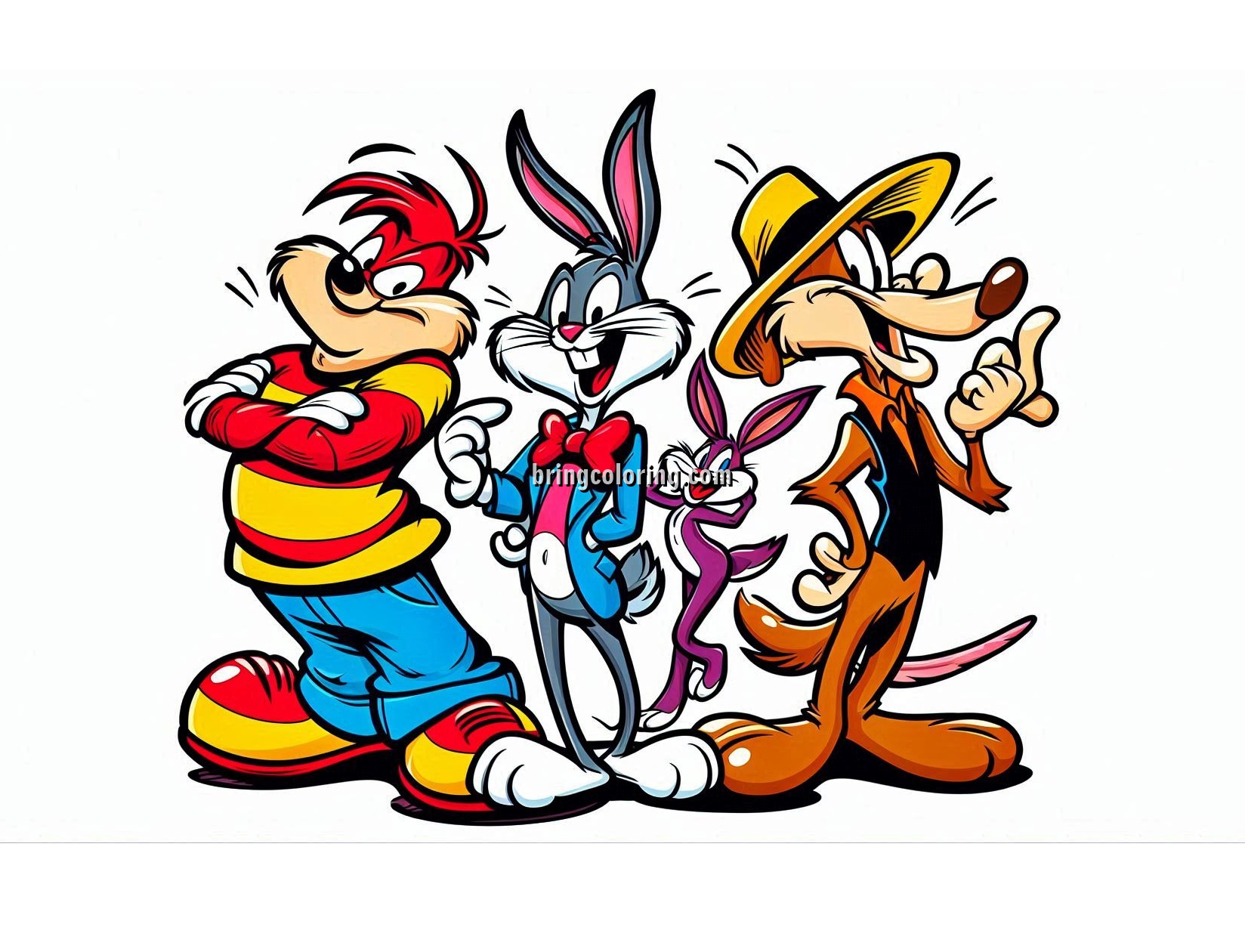 image of Looney Tunes coloring pages