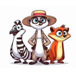 image of madagascar coloring pages