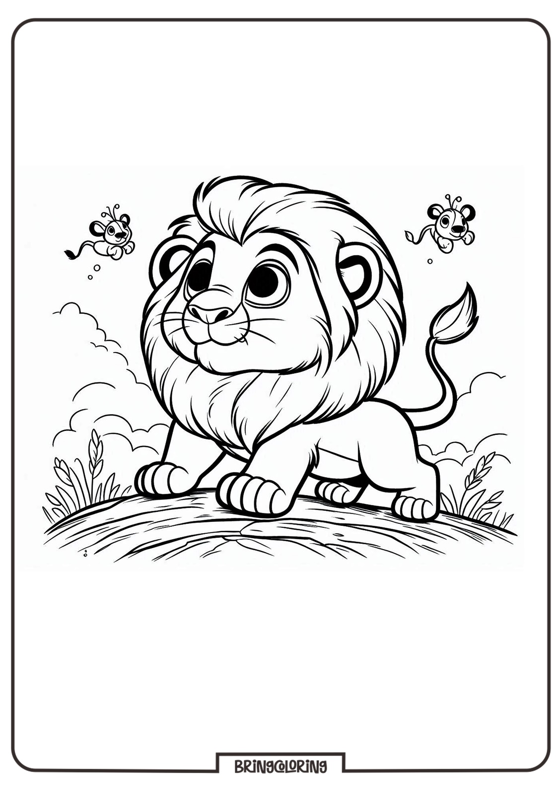 lion king coloring online pages bringcoloring.com