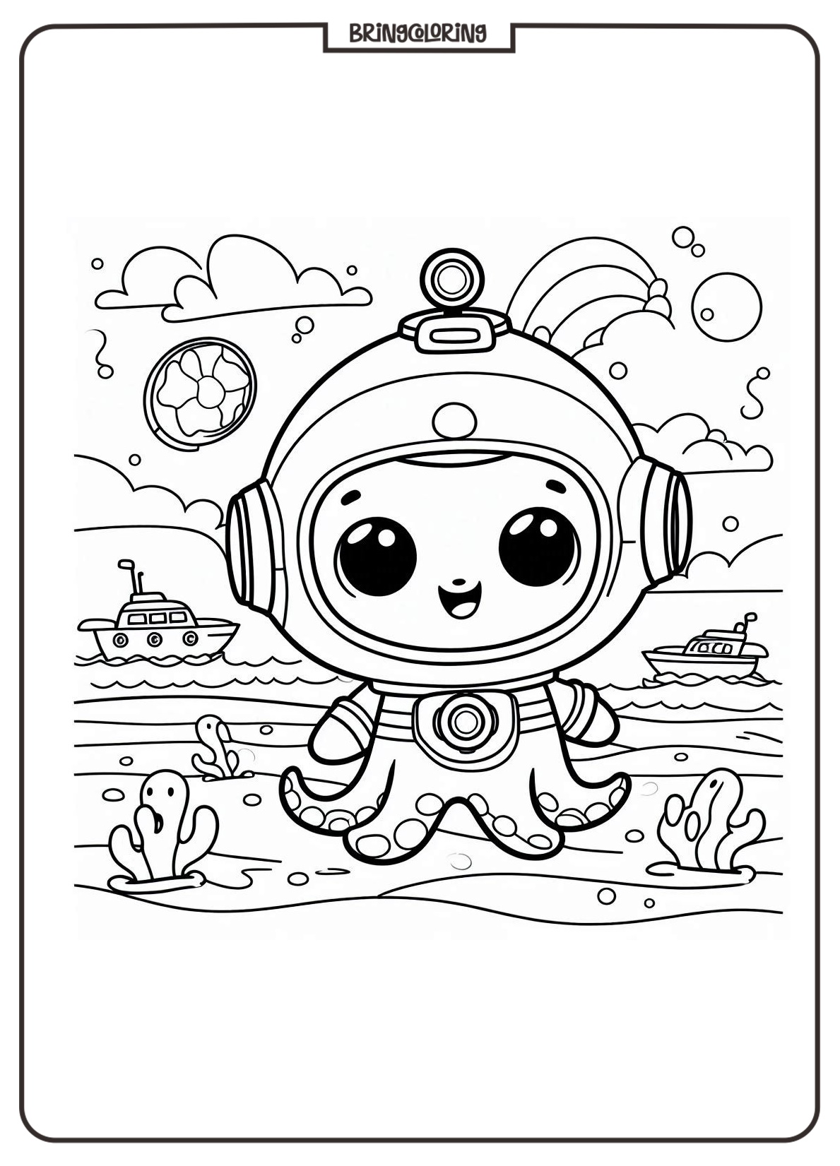octonauts coloring bringcoloring.com