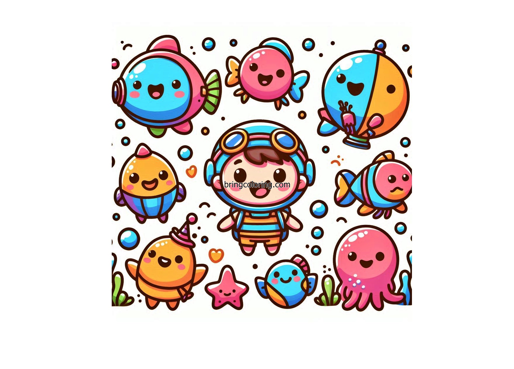 octonauts coloring image bringcoloring.com