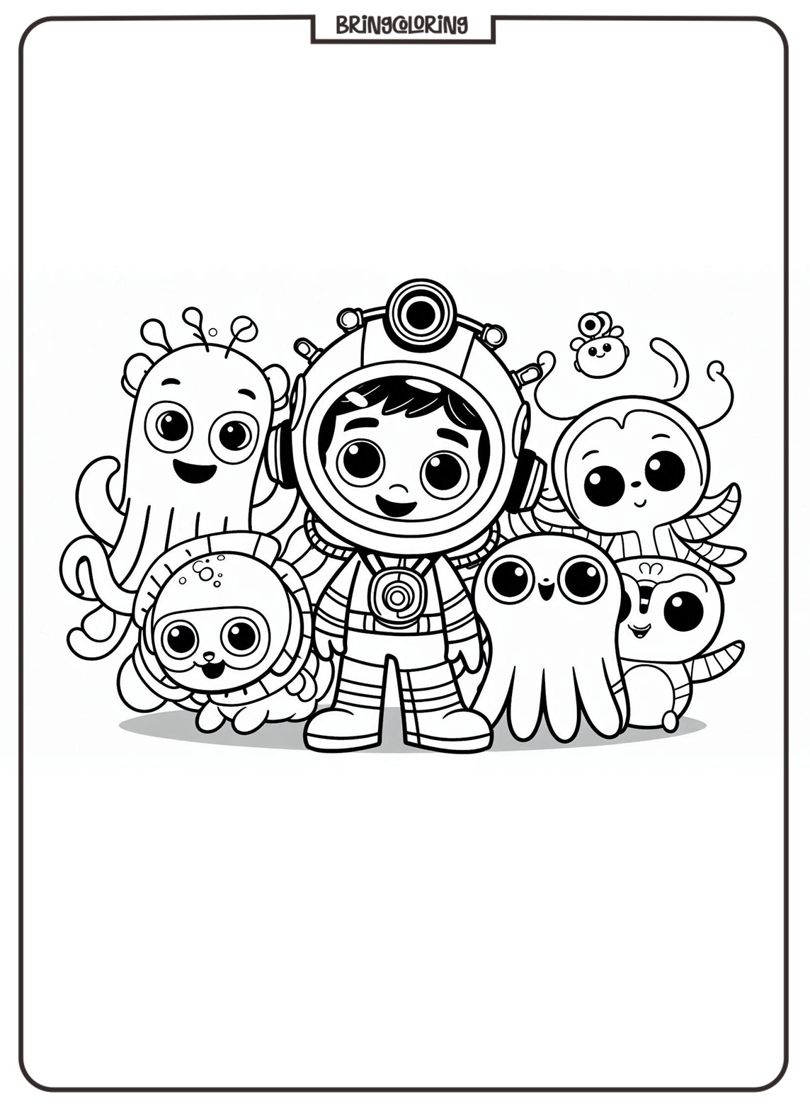 octonauts coloring page bringcoloring.com