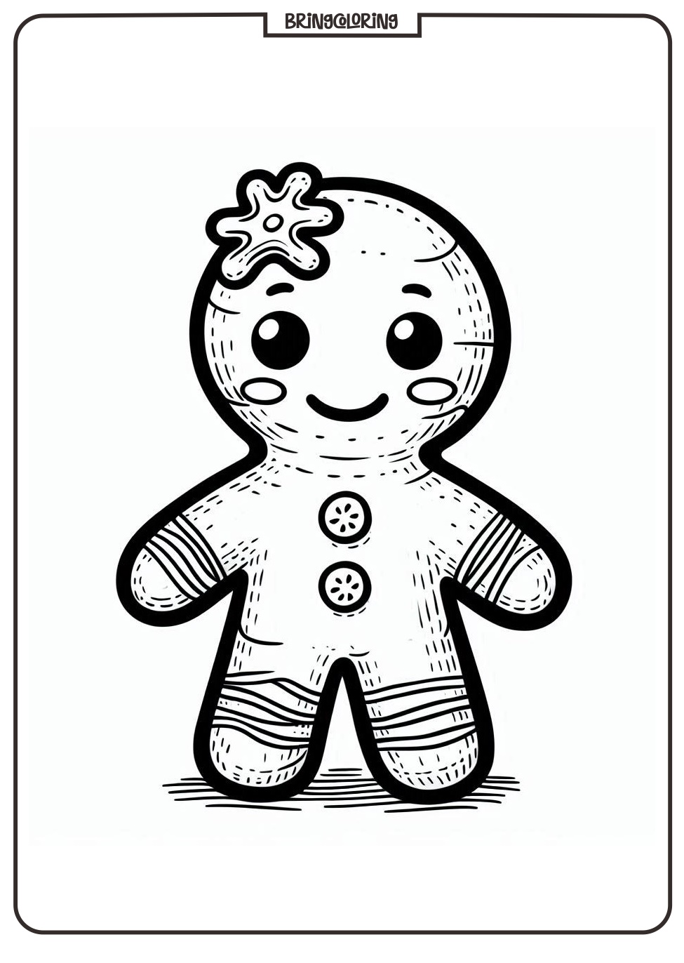 Ginger coloring online page bringcoloring.com