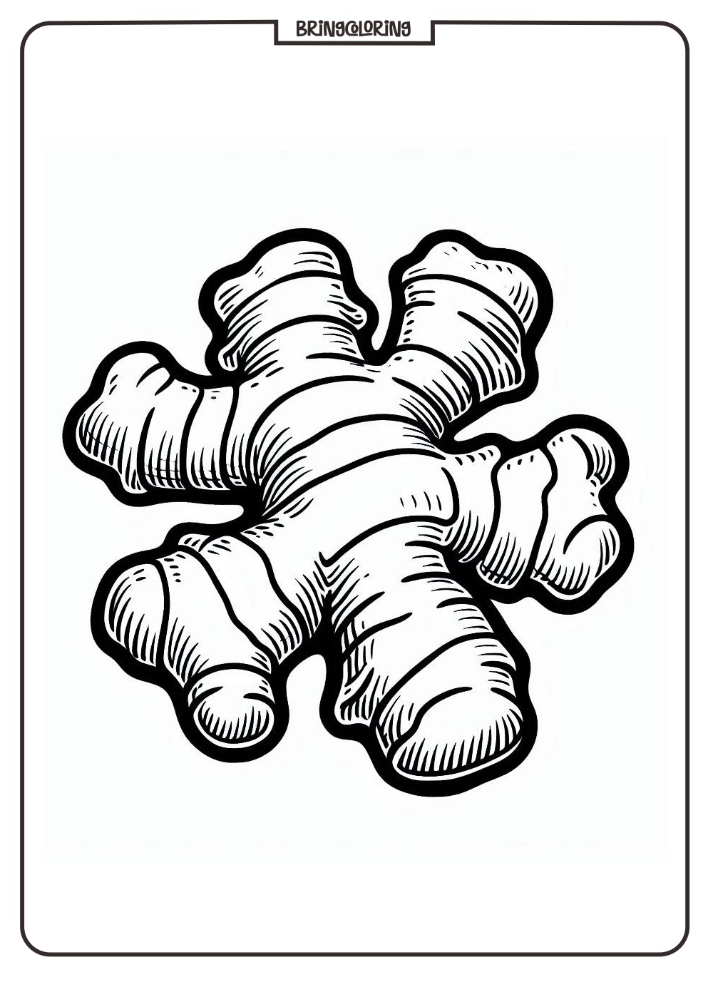 Ginger coloring online pages bringcoloring.com