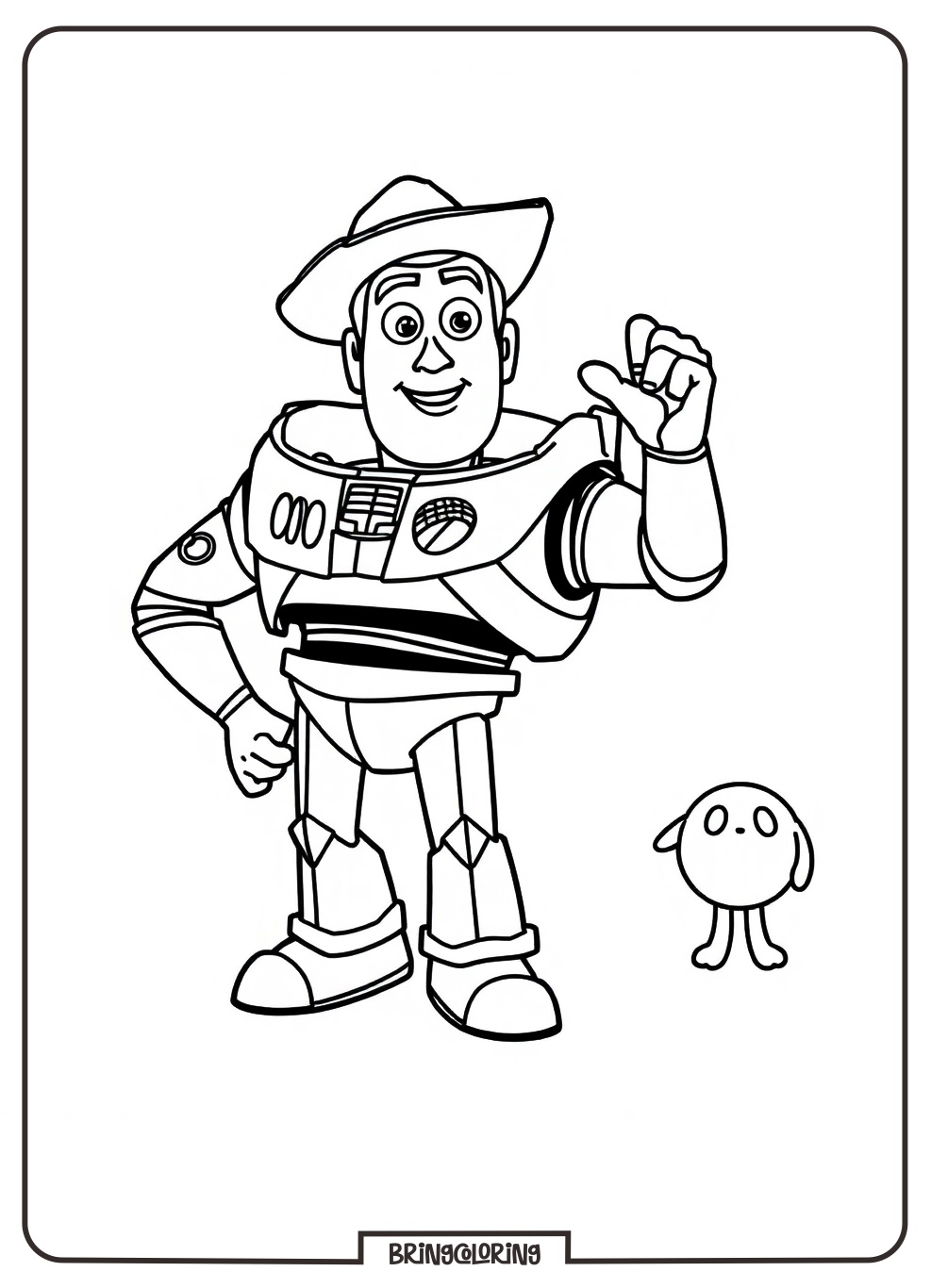 Printble Toy Story Coloring Online Bringcoloring.com